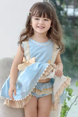 Vintage Spanish Dress For Girls Wedding Birthday Party