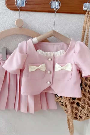 Kids Plaid Blouses shirts Jeans Shorts Sets Summer