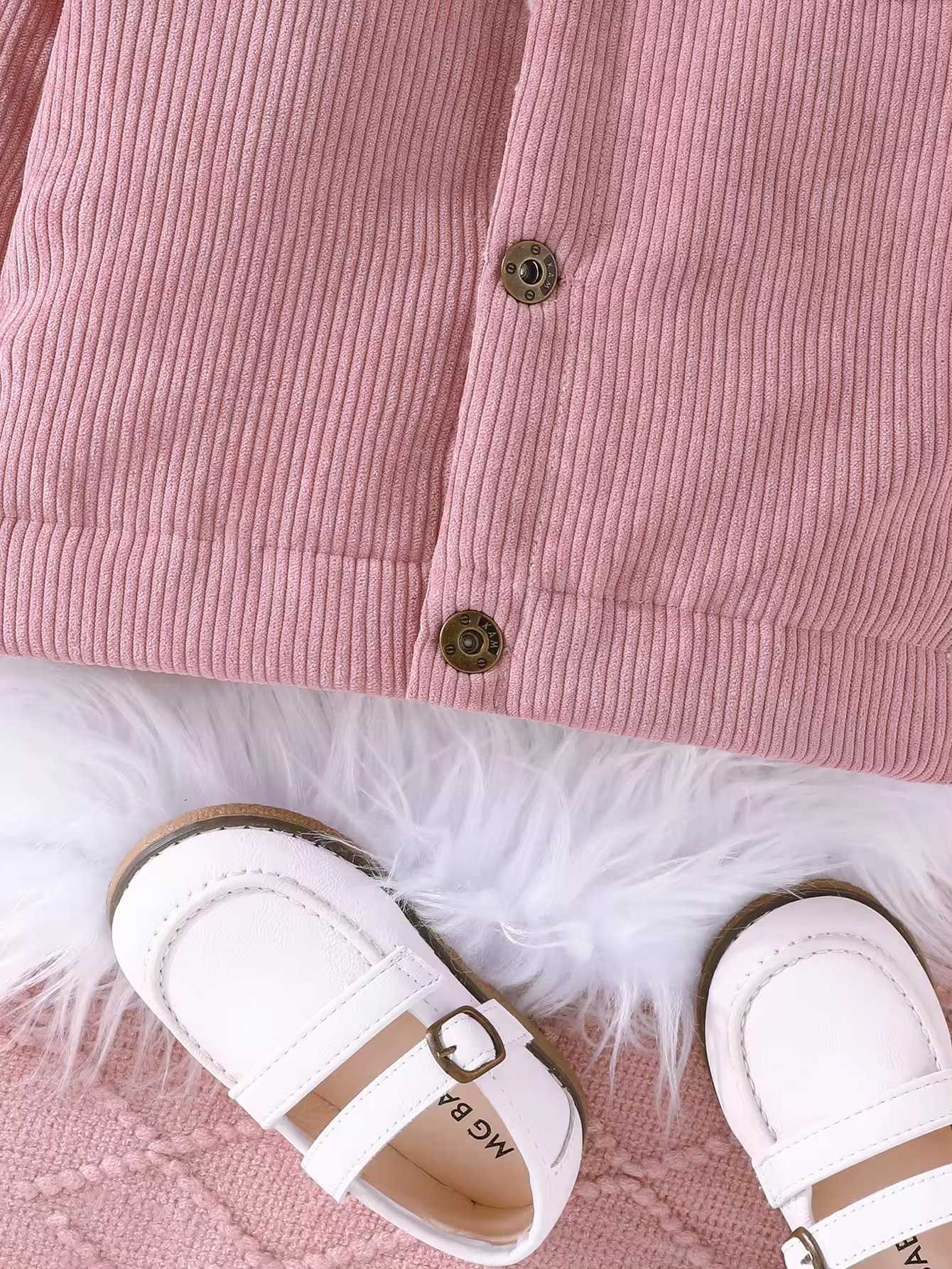 Thicken Warm Baby Girls Coat Plush Cardigan Outerwear - Image 5