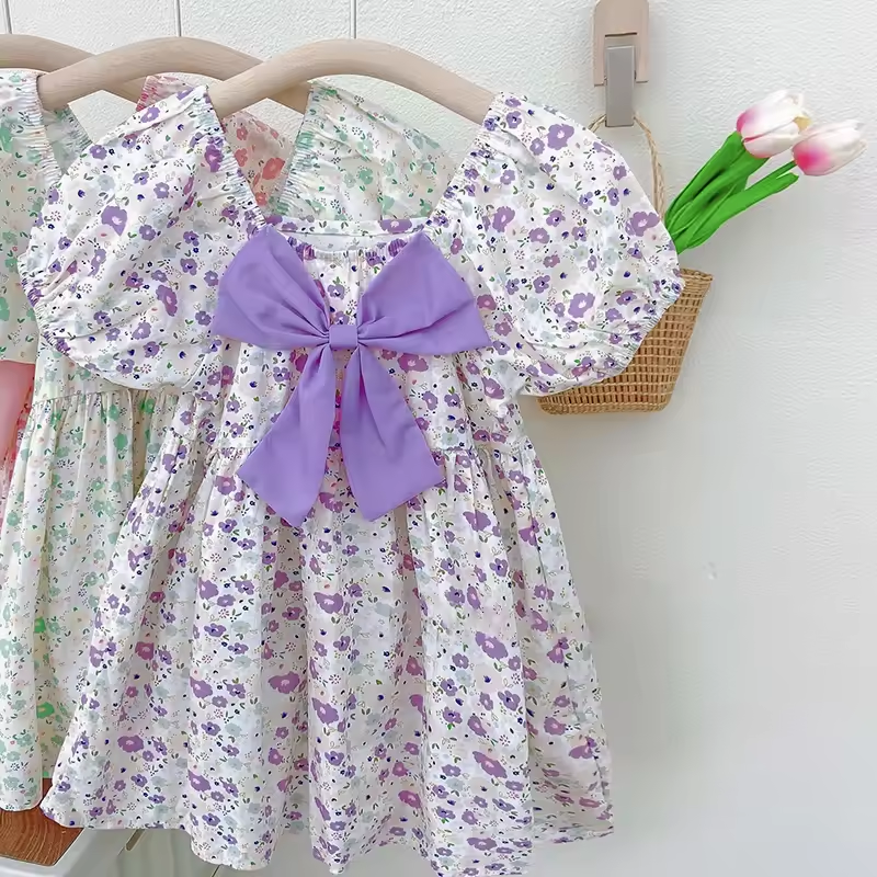 Summer Lovely Lace Short Sleeve skirts - Image 4