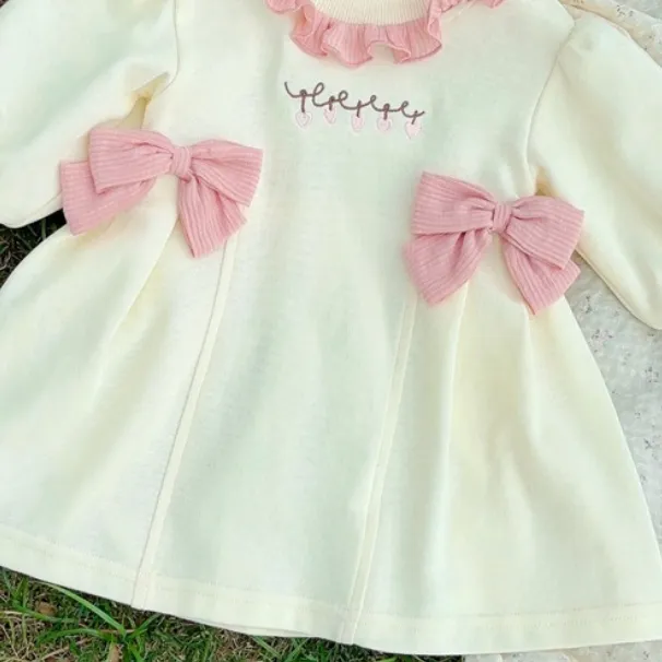 Sweet and cute high-end western-style lace bow skirt - Image 2