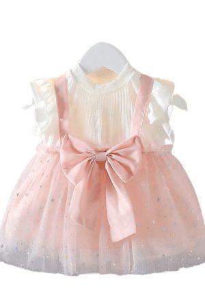 Dress Children's Academic Style Casual Infant Princess Skirt