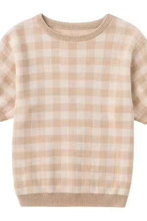 Children T shirt Regular O-neck Unisex Tops Cotton